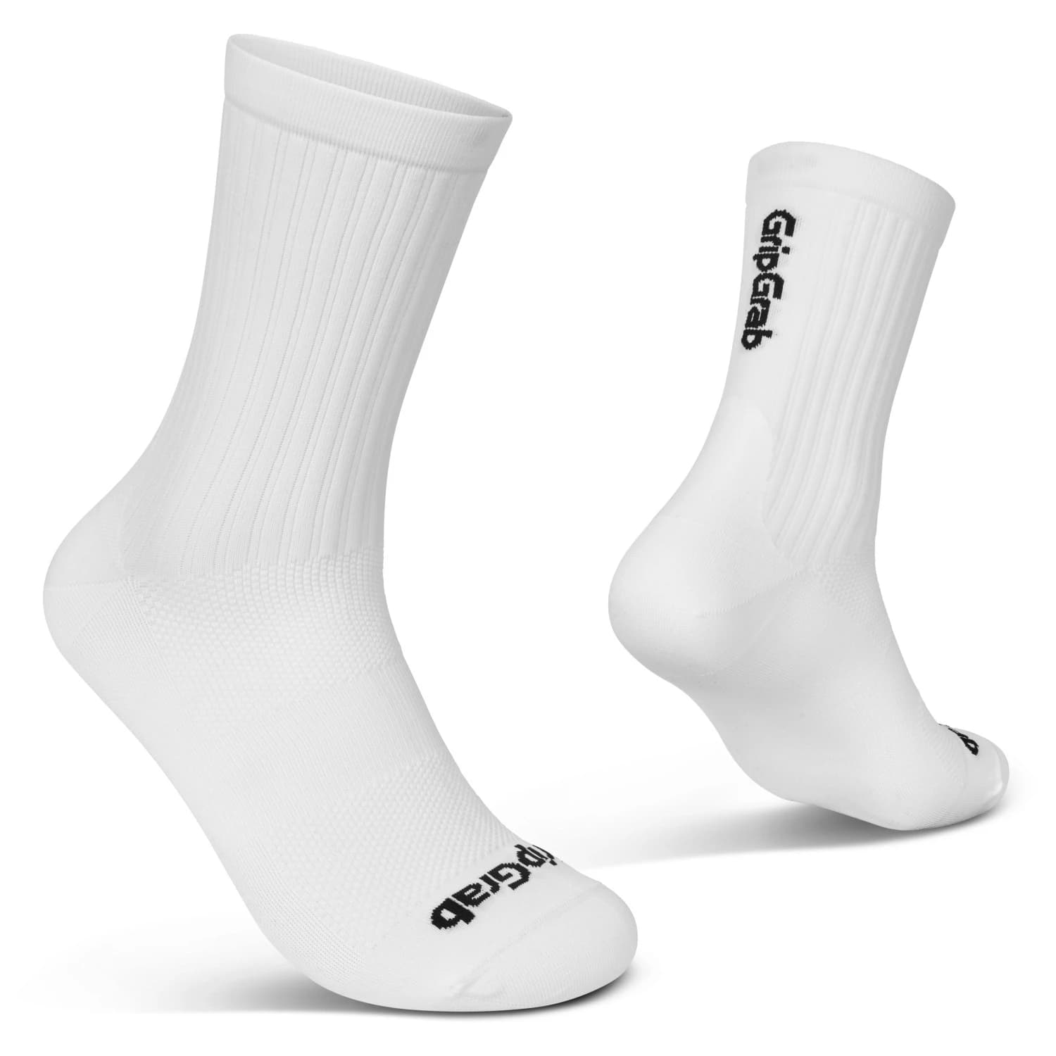Чорапи за колоездене GripGrab PACR Regular Cut Socks Cycling socks - White