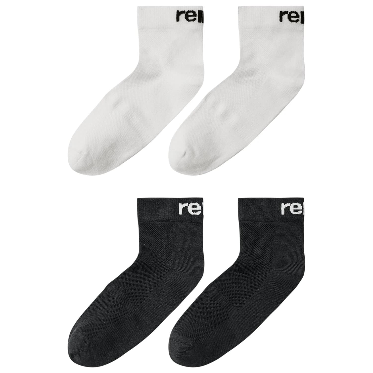 Детски спортни чорапи Reima Kid's Nilkat Sports socks - Black