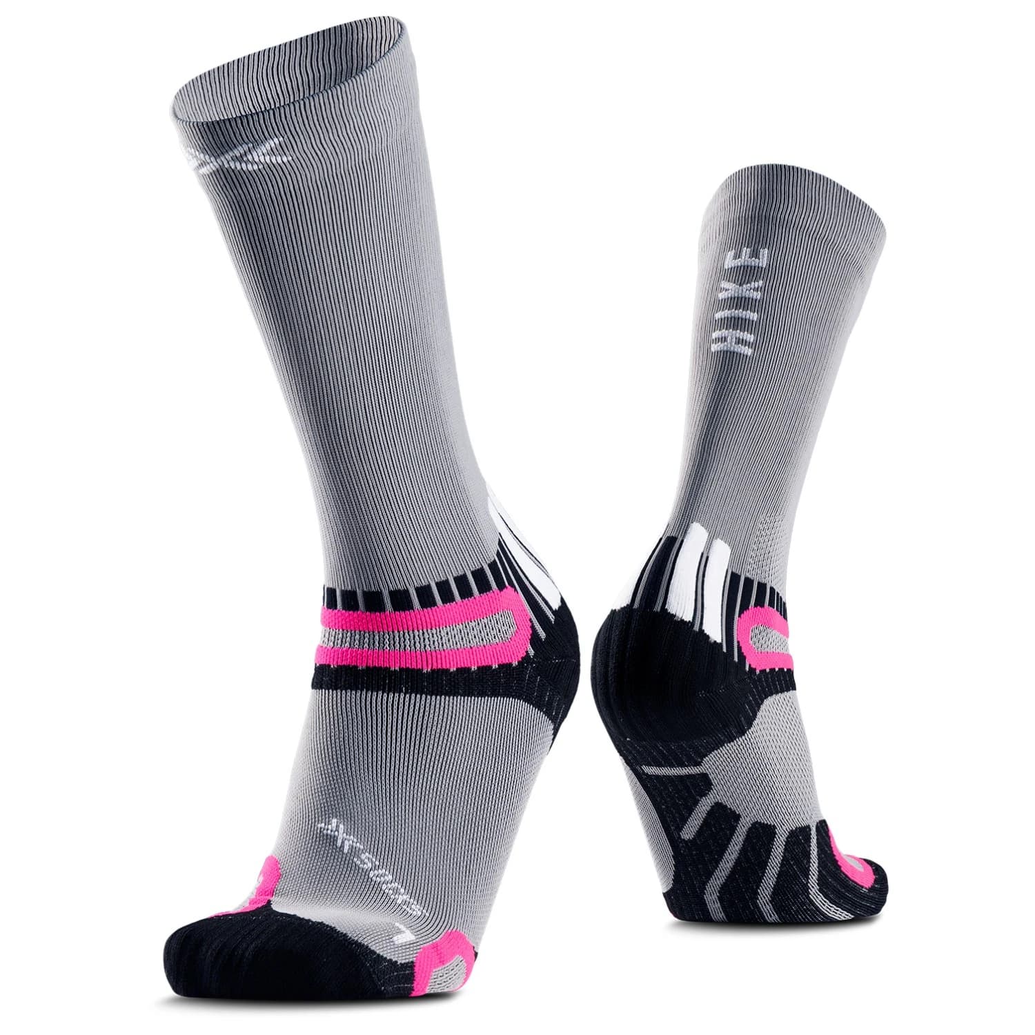 Туристически чорапи X-Socks Hike Discover Crew Walking socks - Clay Grey