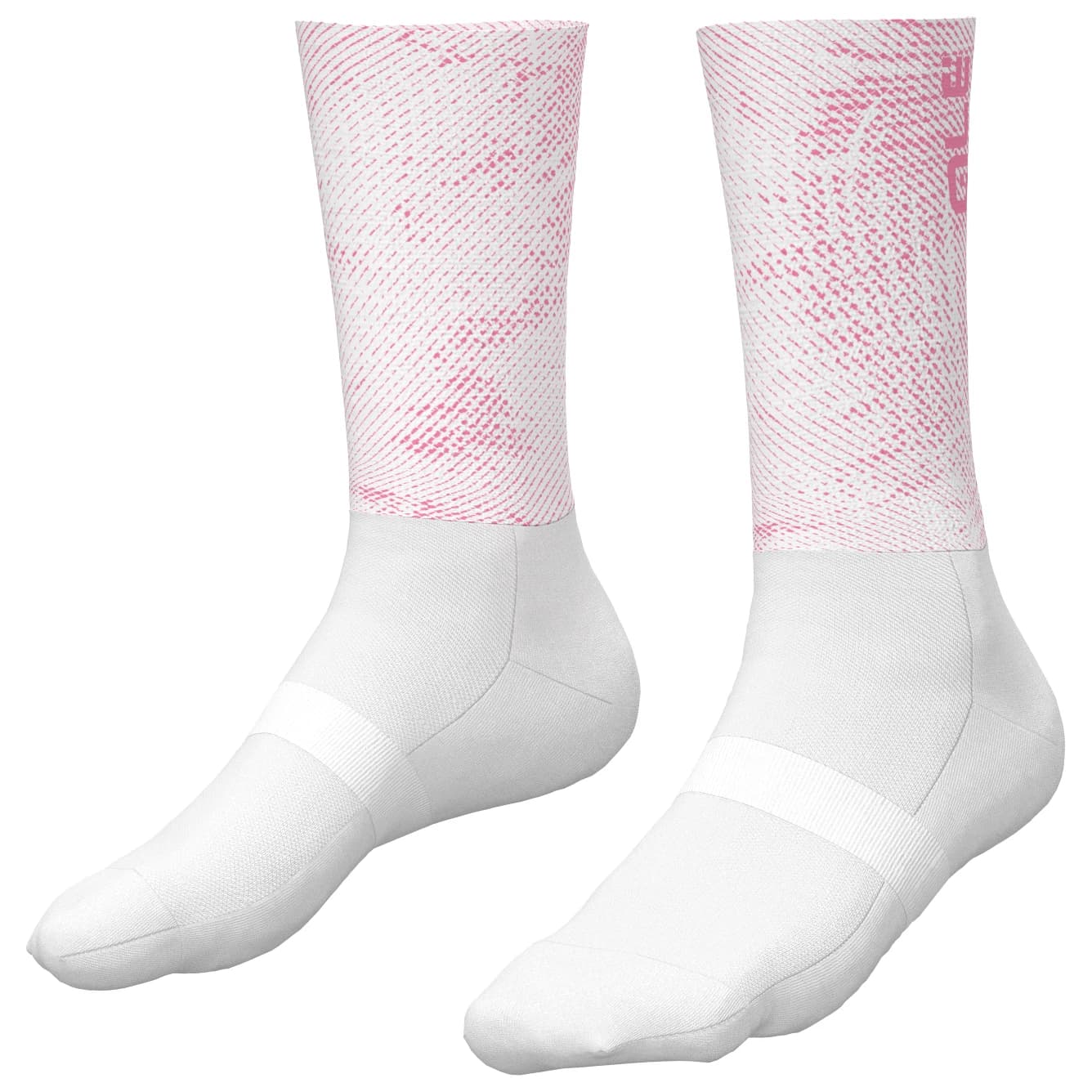 Чорапи за колоездене Alé 21cm Aero Socks Cycling socks - Blush