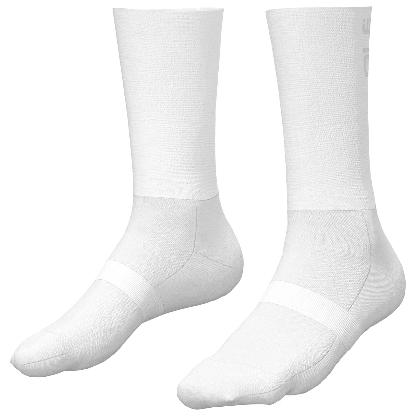 Чорапи за колоездене Alé Q-Skin 21cm Socks Cycling socks - White