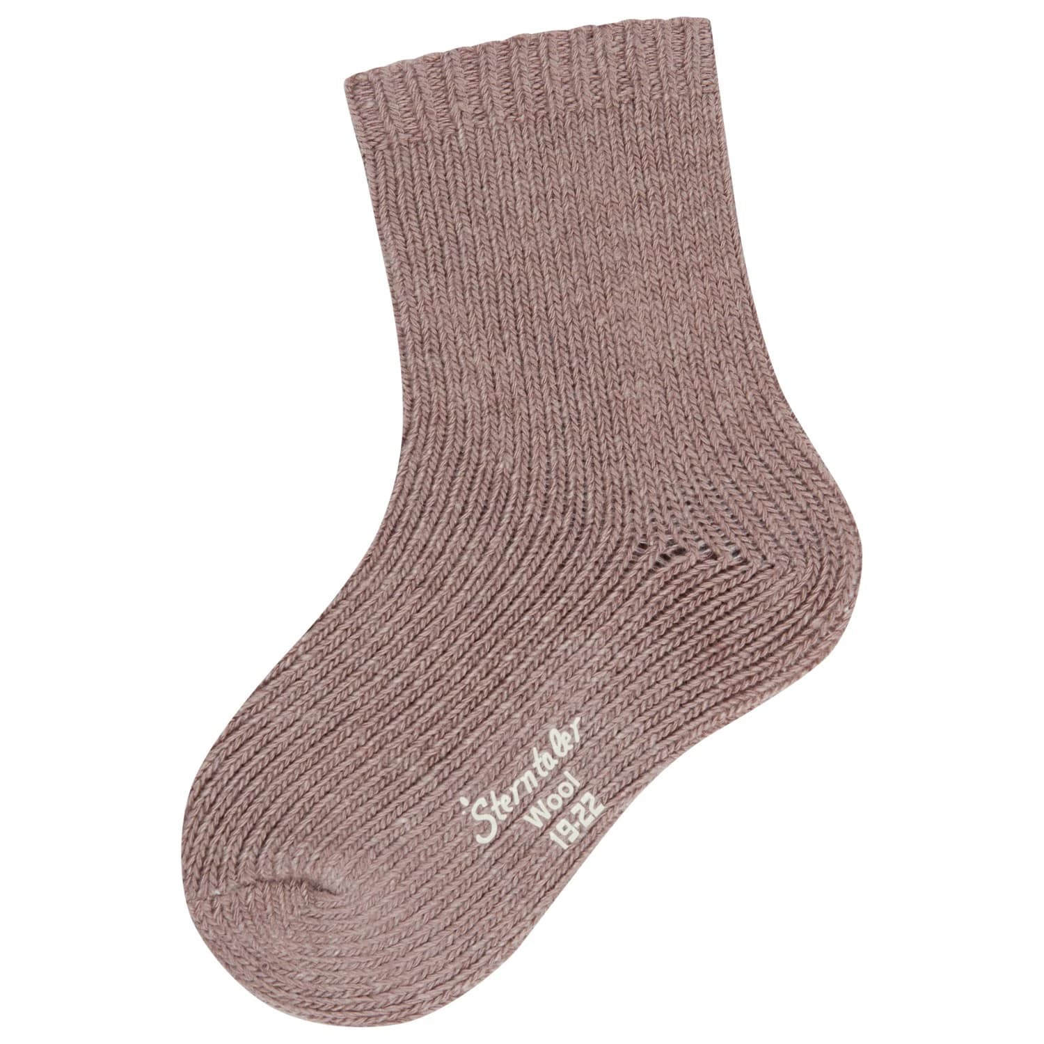 Детски мериносови чорапи Sterntaler Kids' Socks Wool, Handmade Look Sports socks - Taupe