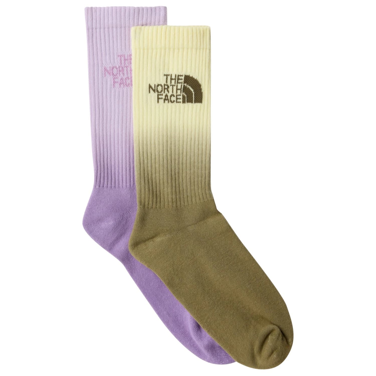 Мъжки спортни чорапи The North Face Everyday Crew Sock Dip Dye 2-Pack Sports socks - Hushed Lavender / Metal Pink