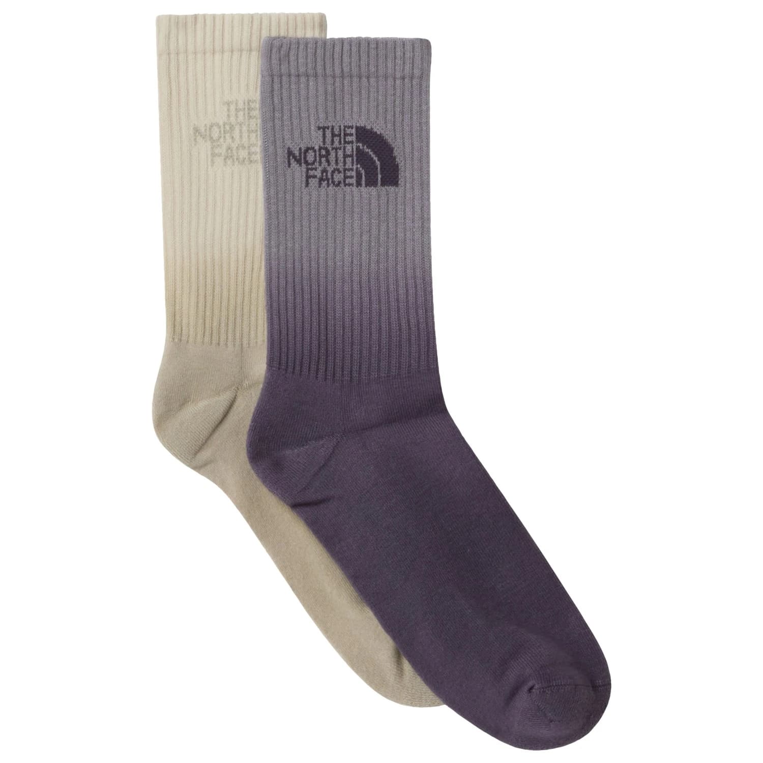 Мъжки спортни чорапи The North Face Everyday Crew Sock Dip Dye 2-Pack Sports socks - Transcendent Grey / Endless Dusk