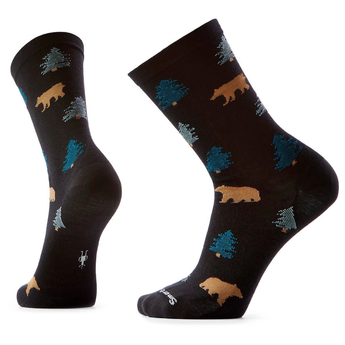 Спортни чорапи Smartwool Everyday Through The Trees Crew Sports socks - Black