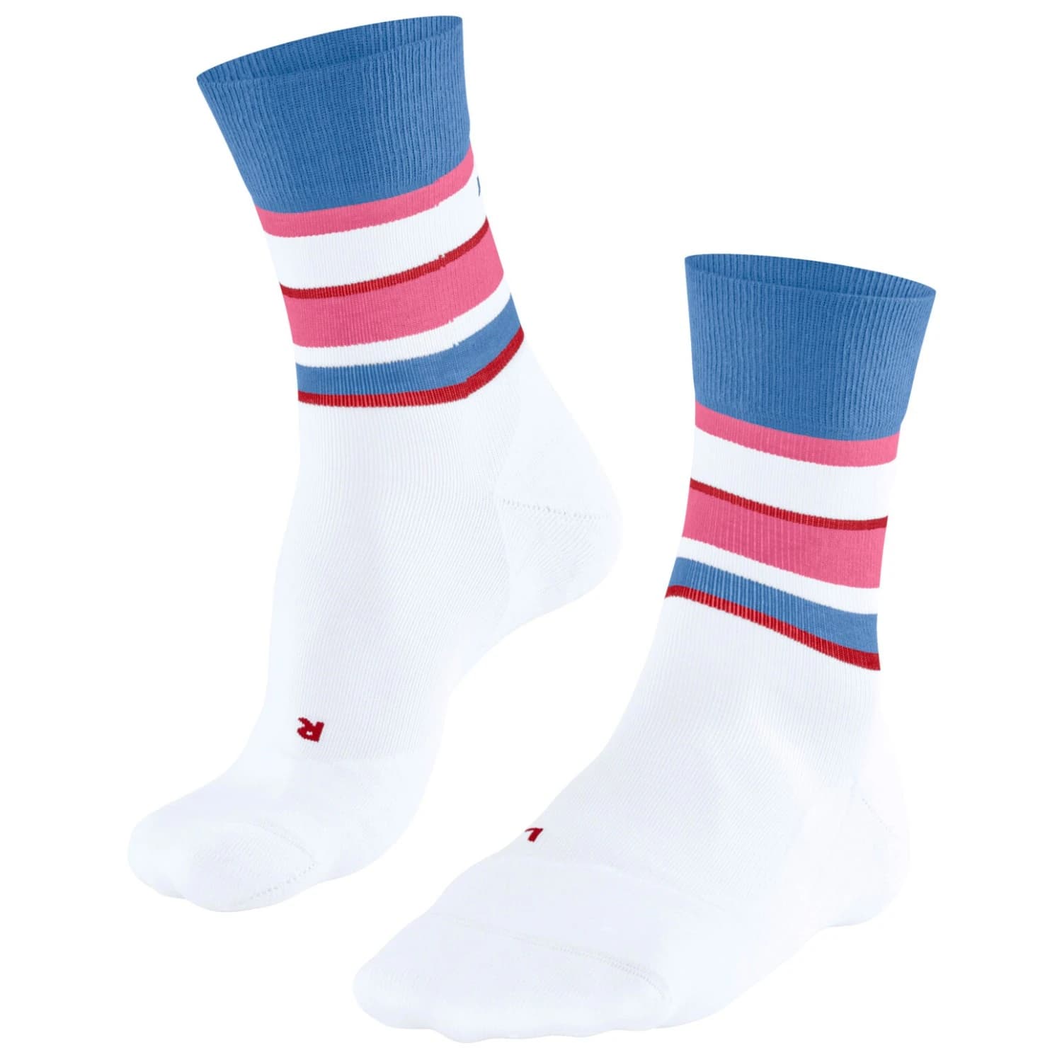 Мъжки чорапи за бягане Falke Falke RU4 Endurance Compression Running socks - White / Blue / Rose