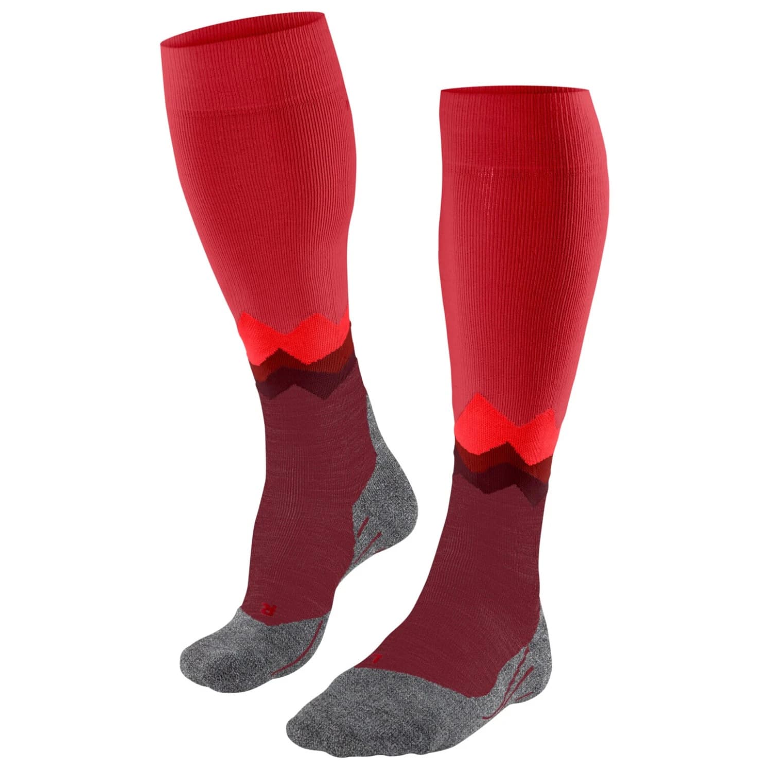Мъжки туристически чорапи Falke Falke TK2 Explore Long Walking socks - Ruby