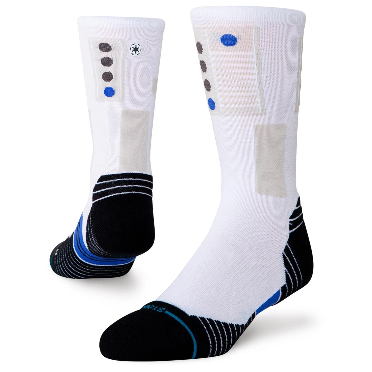 Спортни чорапи Stance Storm Crew Sports socks - White