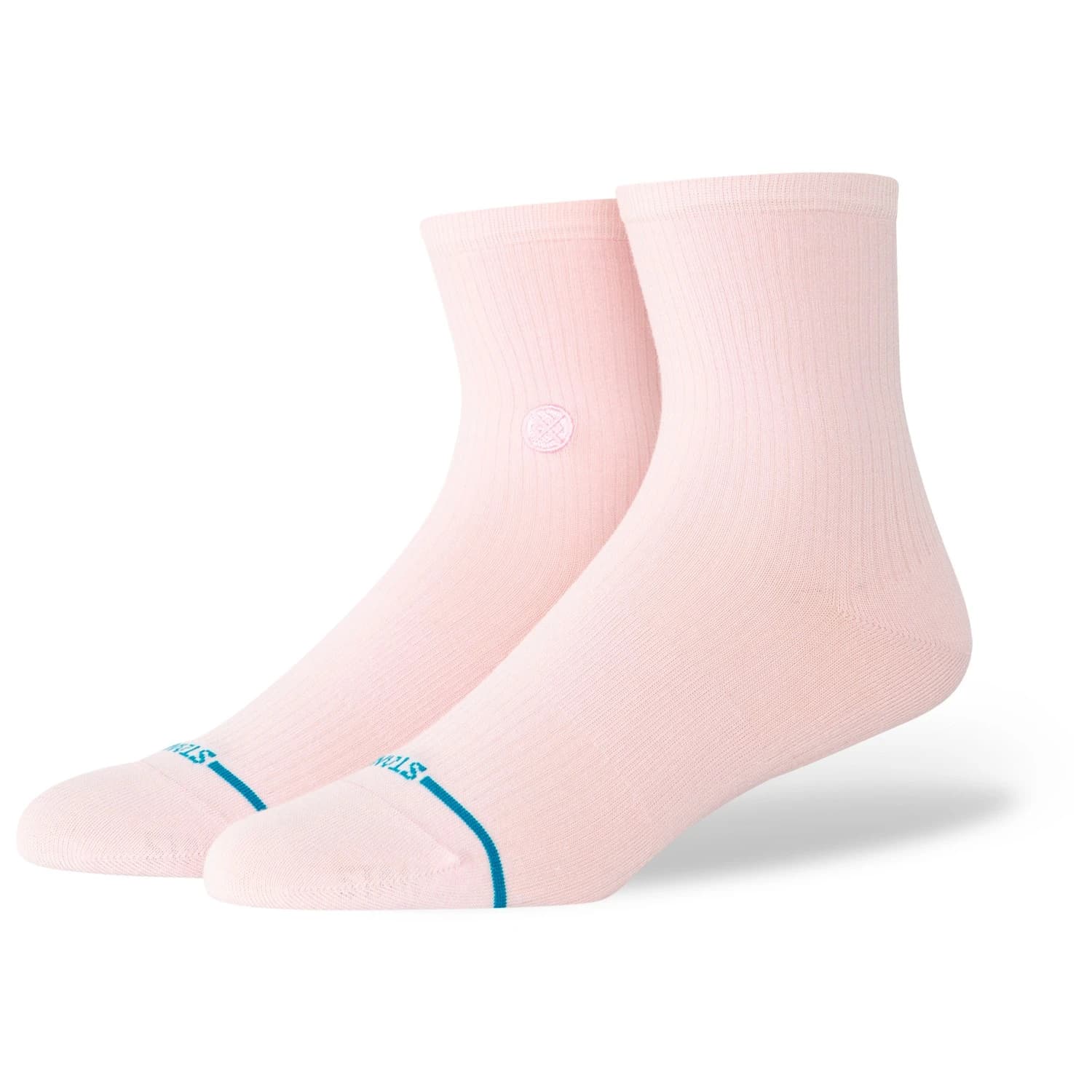 Дамски спортни чорапи Stance Women's Fine Rib Quarter Sports socks - Pink