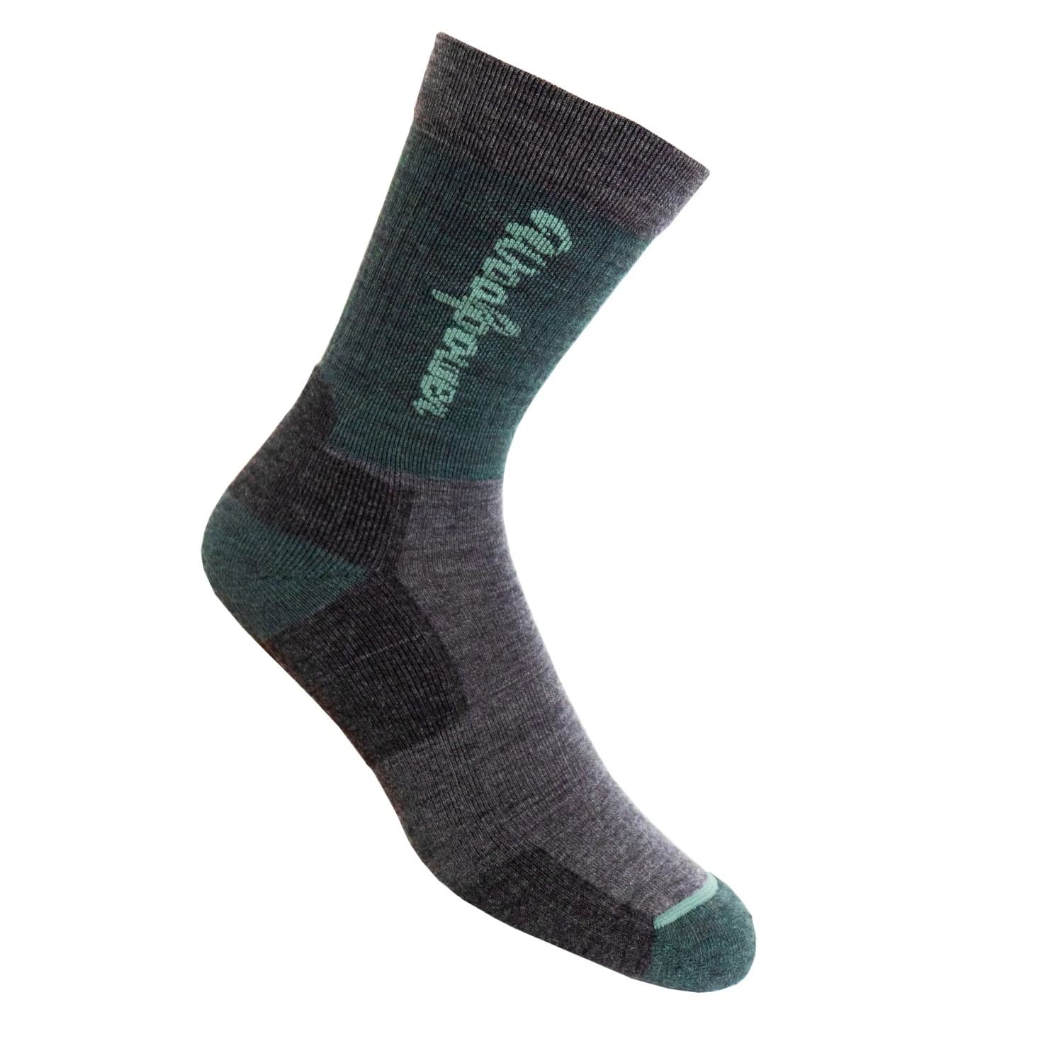 Туристически чорапи Woolpower Logo Motion Walking socks - Forest Green