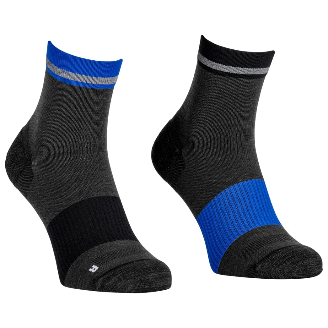 Мъжки чорапи за колоездене Ortovox MTB Quarter Sock Cycling socks - Black Raven