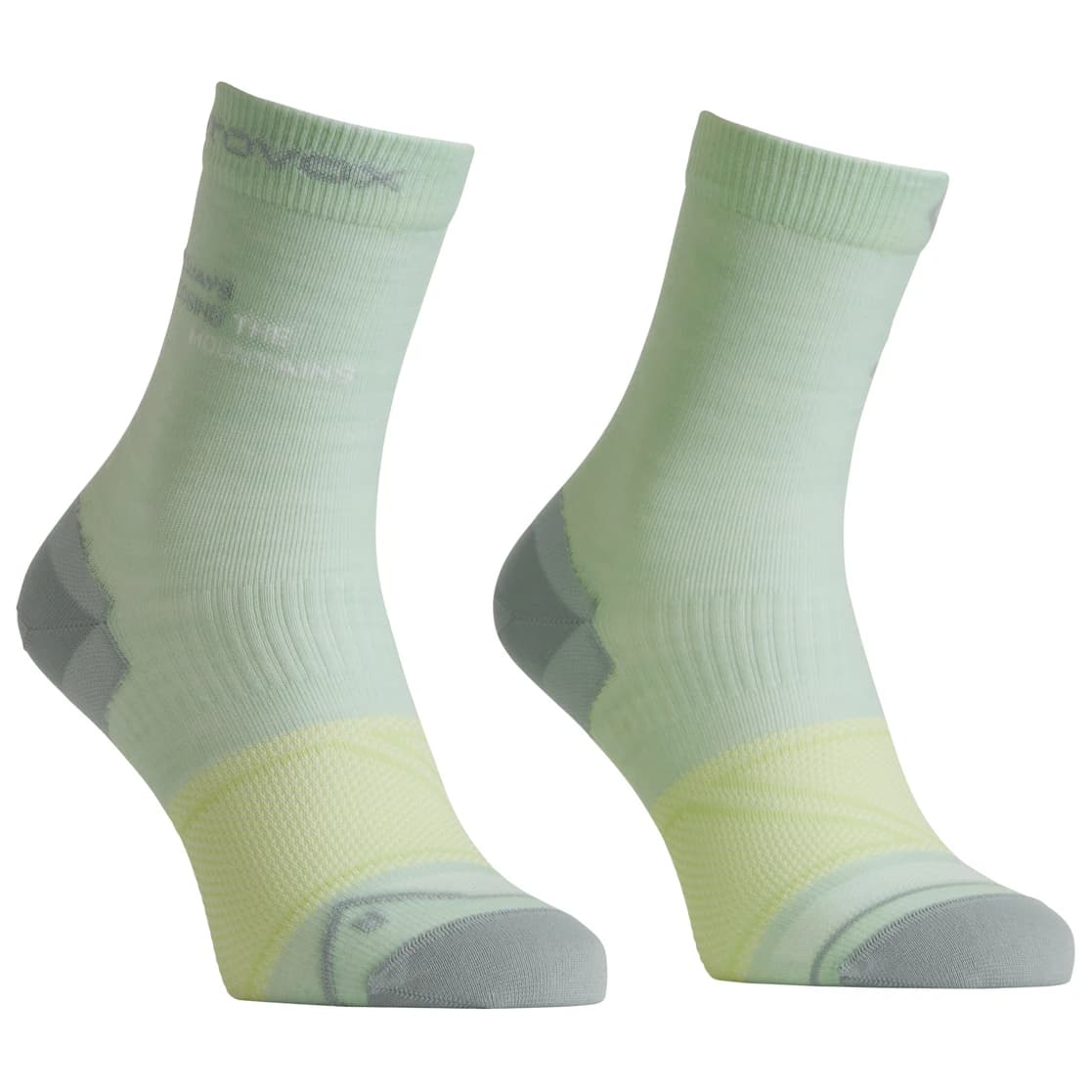 Дамски туристически чорапи Ortovox Women's Alpine Light Comp Mid Socks Walking socks - Green Acid