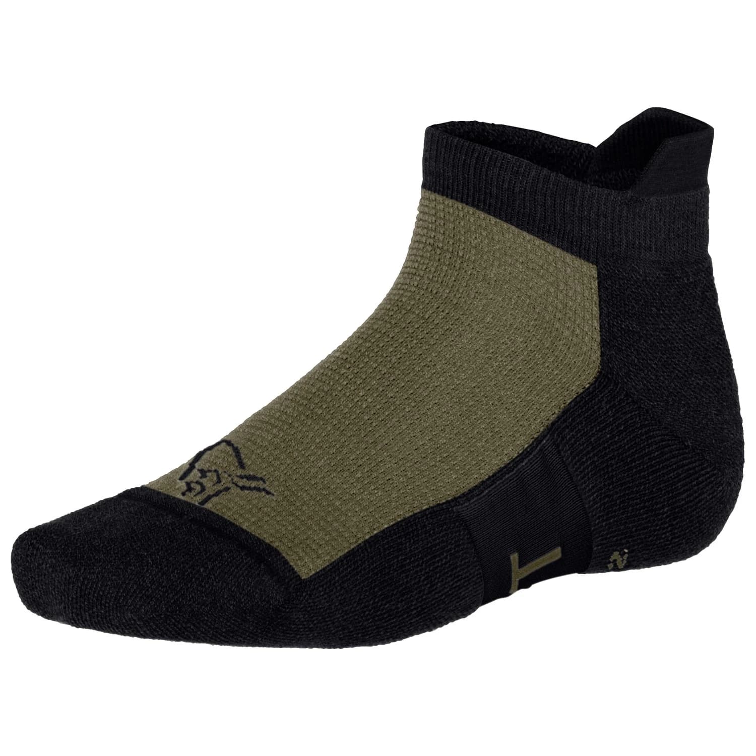 Туристически чорапи Norrøna Senja Light Merinoull Short Socks Walking socks - Olive Night