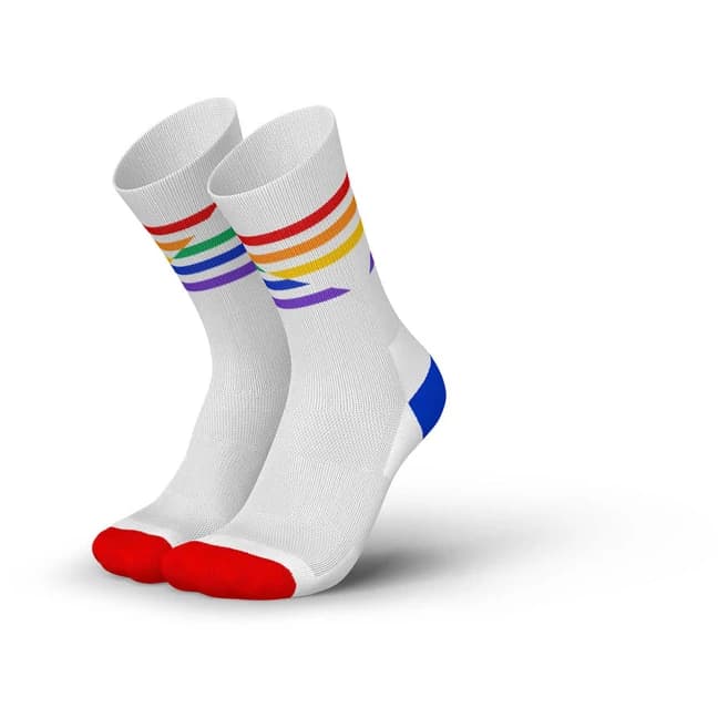 Чорапи за бягане INCYLENCE Running Pride V5 Running socks - Rainbow