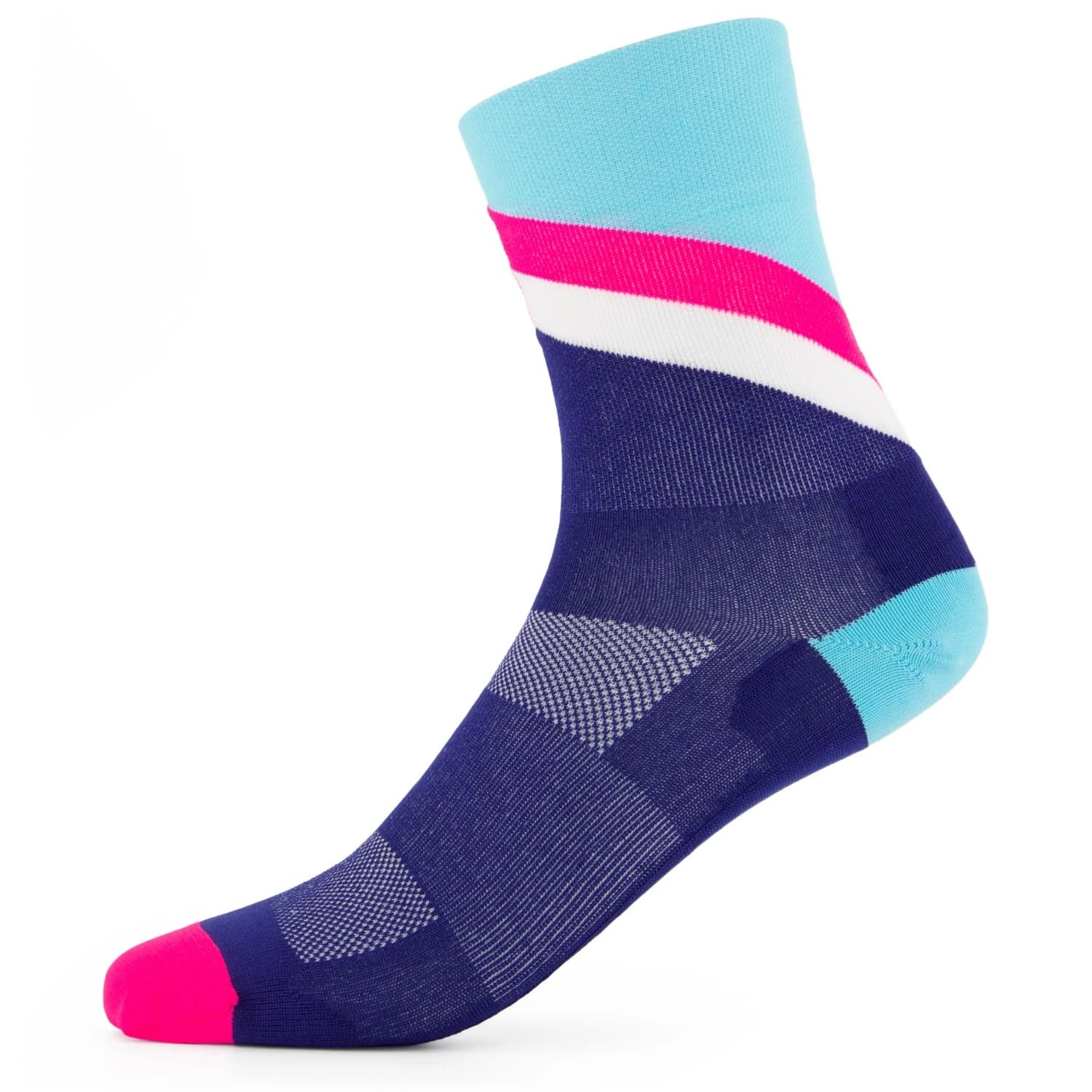 Чорапи за бягане INCYLENCE Ultralight Apex Running socks - Navy Mint