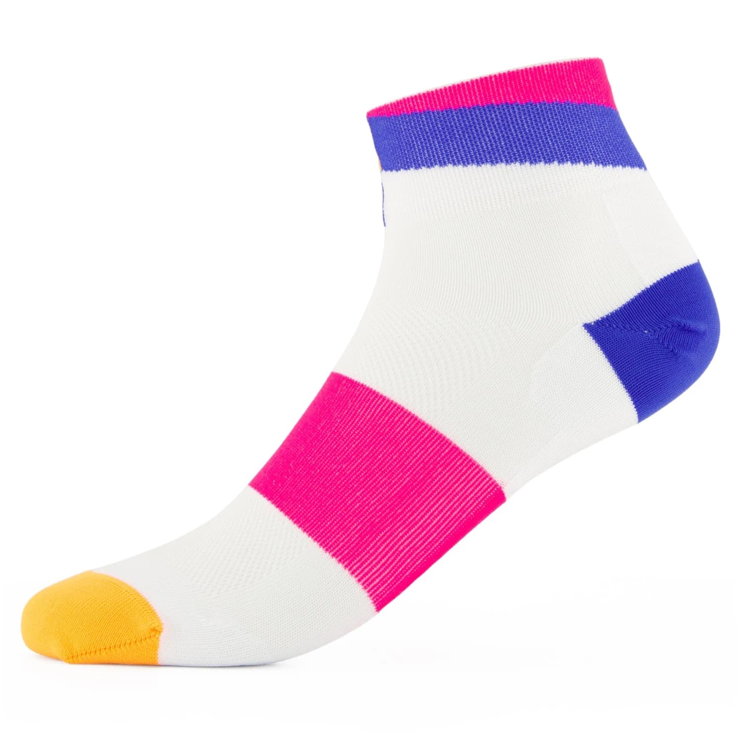 Чорапи за бягане INCYLENCE Ultralight Spirals Short Running socks - Blue Pink