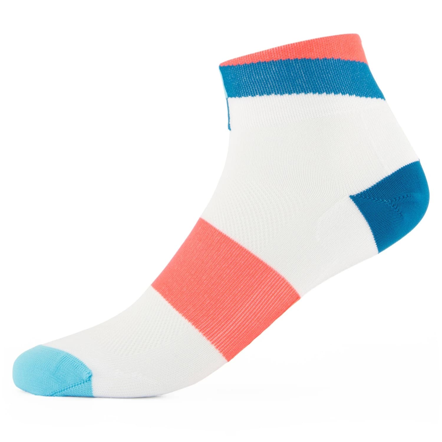 Чорапи за бягане INCYLENCE Ultralight Spirals Short Running socks - Petrol Inferno