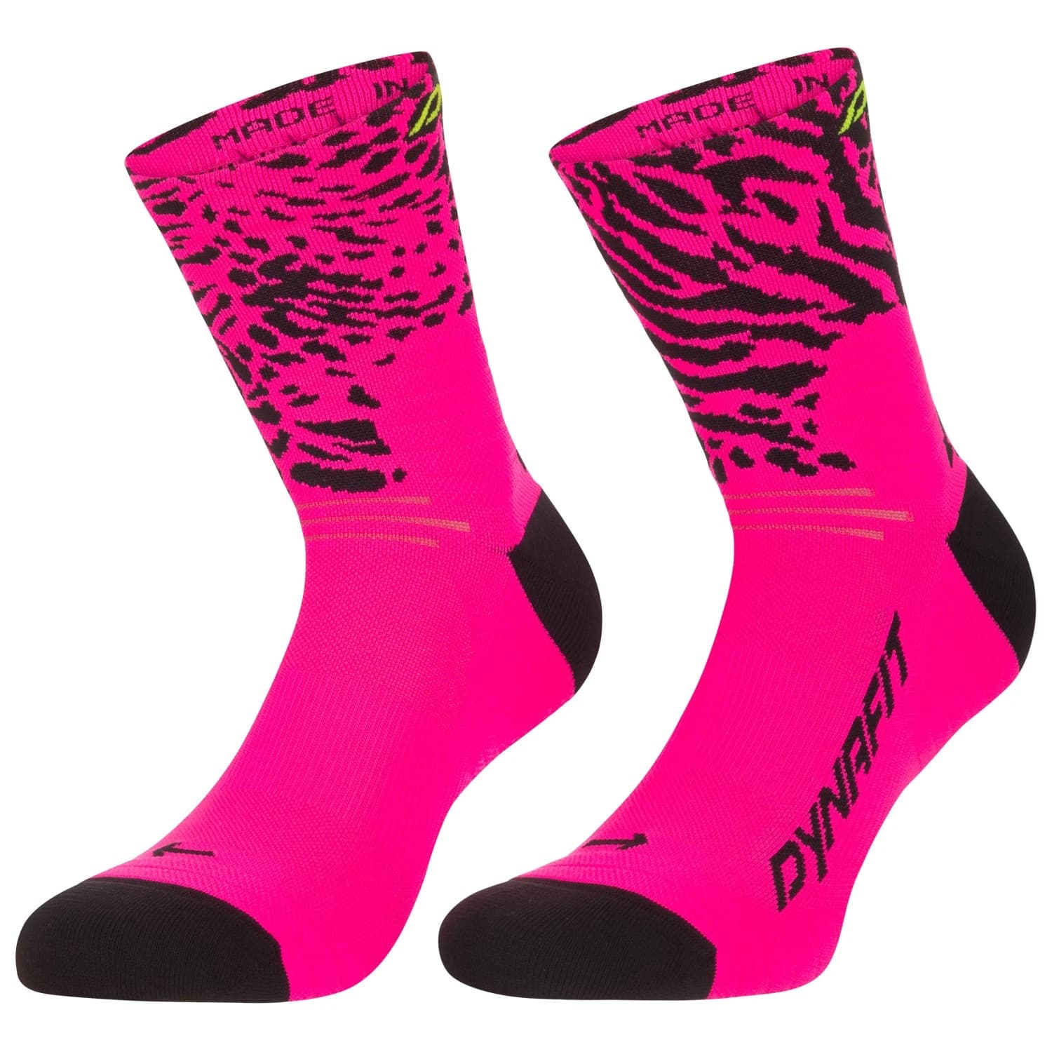 Чорапи за бягане Dynafit Run Wild Mid Running socks - Pink Glo