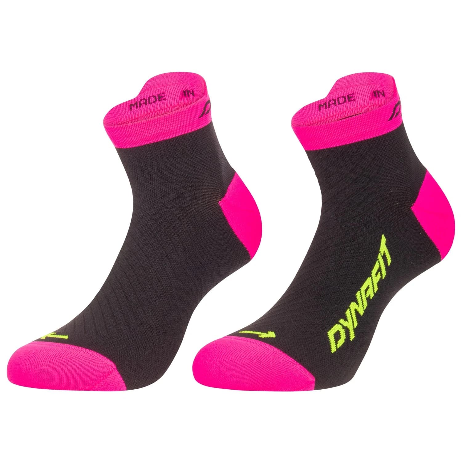 Чорапи за бягане Dynafit Trail Short Running socks - Black Out / Pink Glo