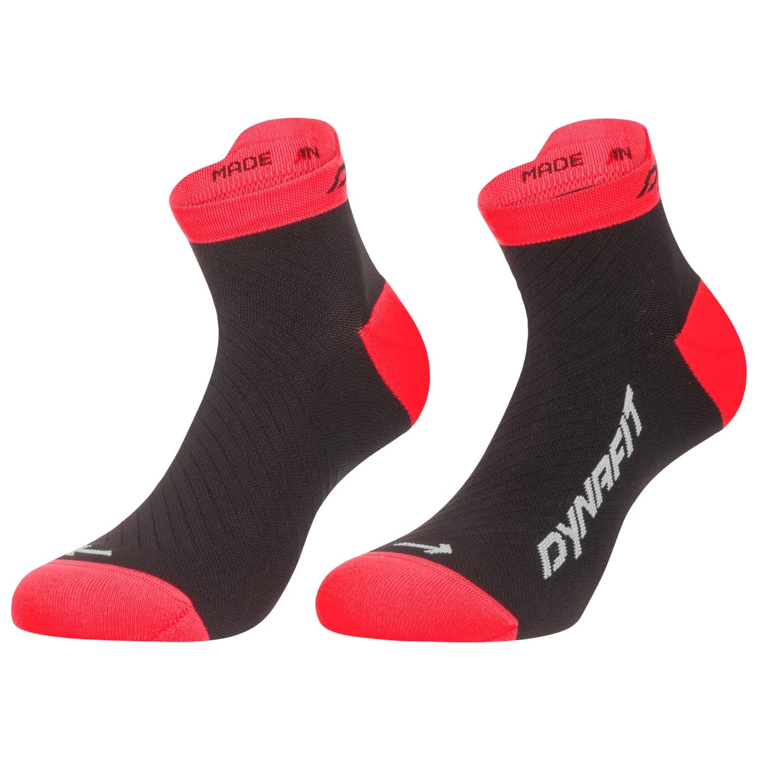Чорапи за бягане Dynafit Trail Short Running socks - Black Out / Ultra Coral