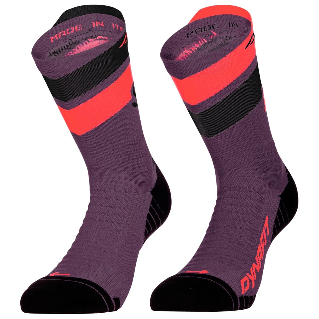 Чорапи за бягане Dynafit Ultra Crew Running socks - Ephemera Ultra Coral / 6A10
