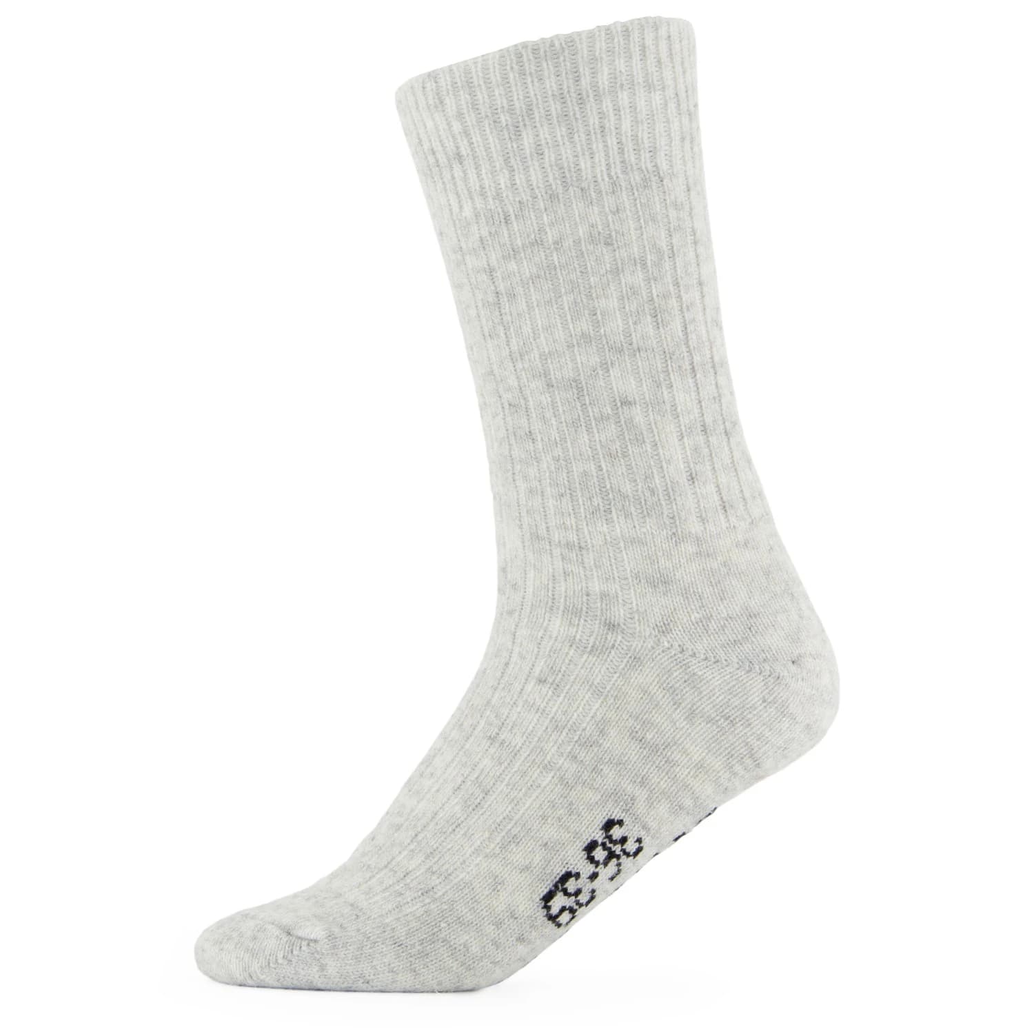 Спортни чорапи Alpacasocks&Co Merino Cashmere Ribbed Crew Sports socks - White Grey / White Grey