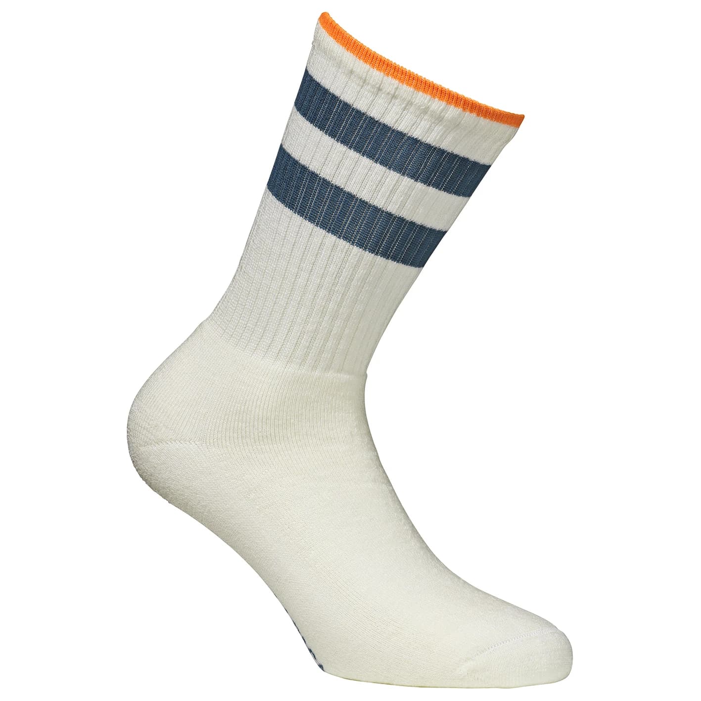 Спортни чорапи Alpacasocks&Co Merino Casual Stripes Sports socks - Latte / Azafata / Naranja