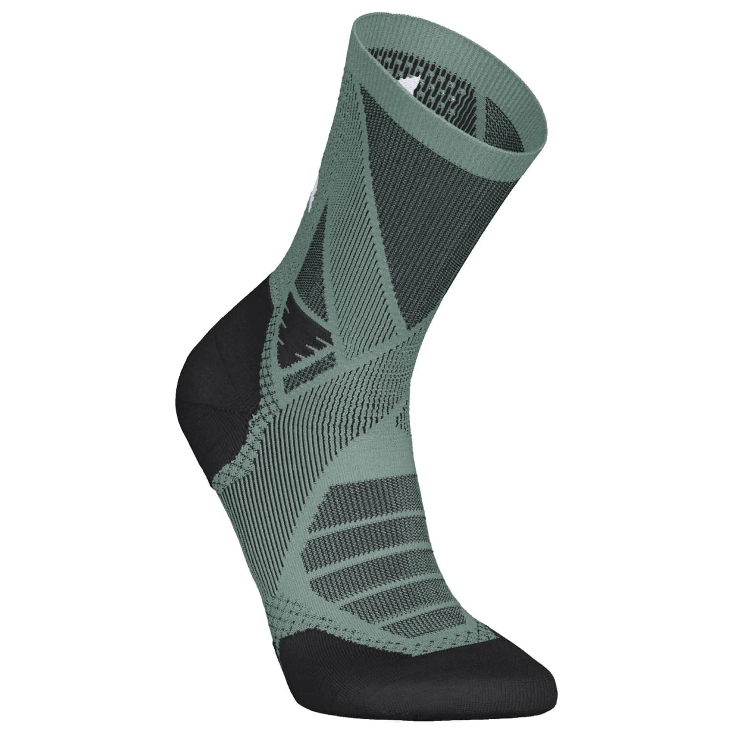 Чорапи за бягане Kiprun Sock Run 900 Strap Running socks - Khaki