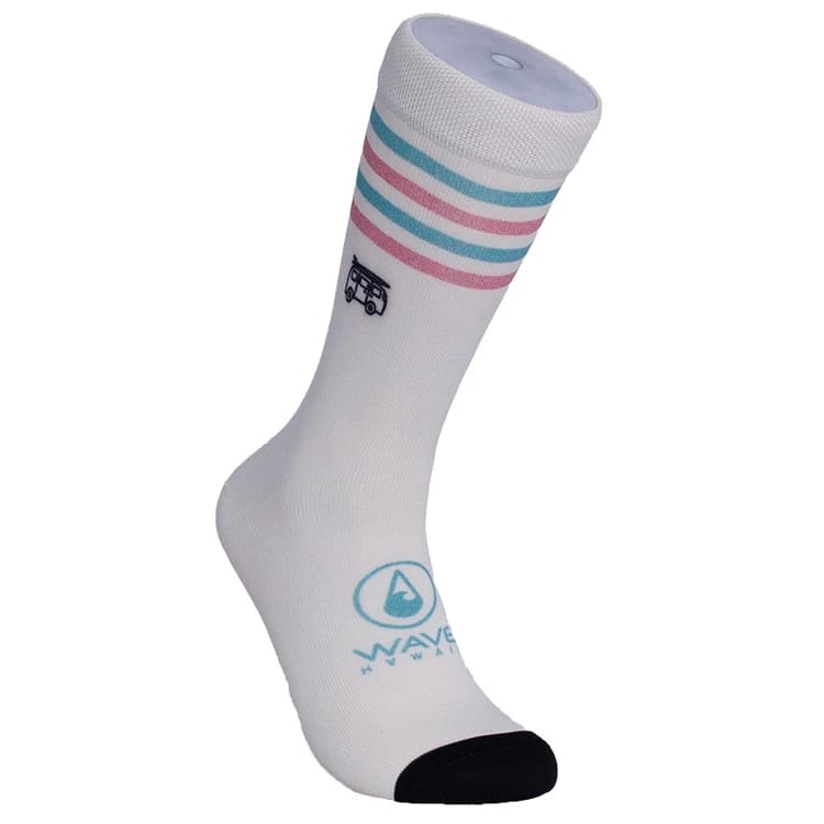 Спортни чорапи Wave Hawaii Airlite Socks Sports socks - D6 White / Blue / Rose