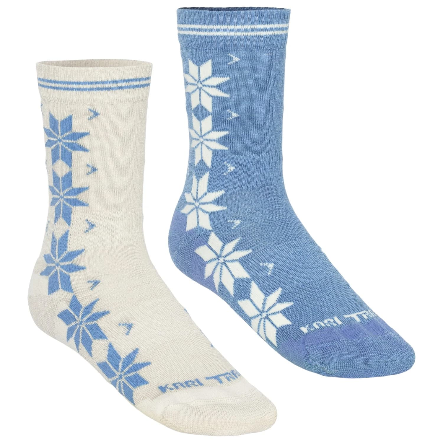 Дамски мериносови чорапи Kari Traa Women's Vinst Sock 2 Pack Merino socks - Ocean