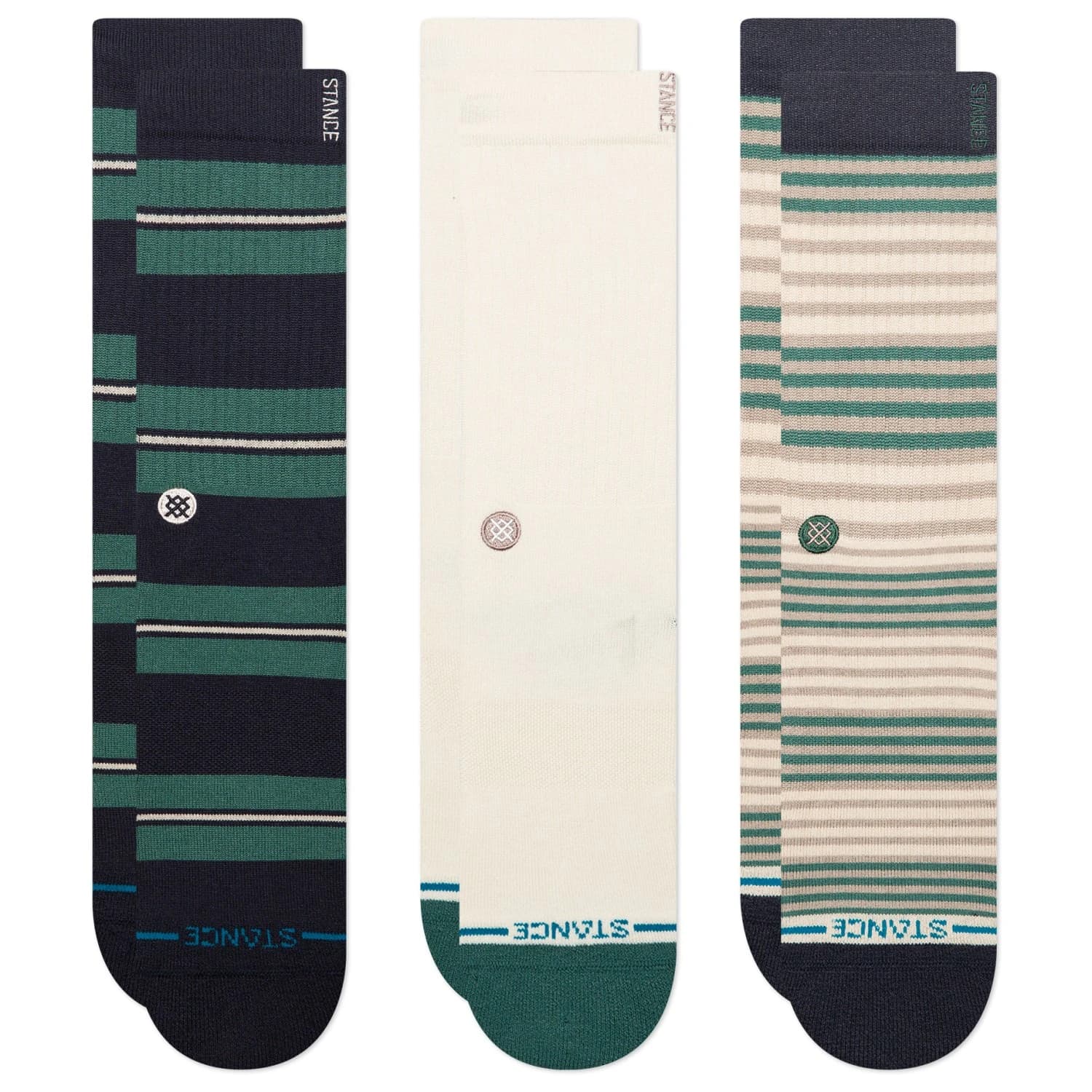 Спортни чорапи Stance Caesar Stripe 3 Pack Sports socks - Multi