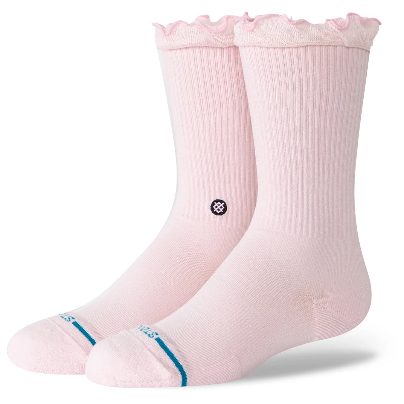 Детски спортни чорапи Stance Kid's Ruffle Icon Crew Sports socks - Pink