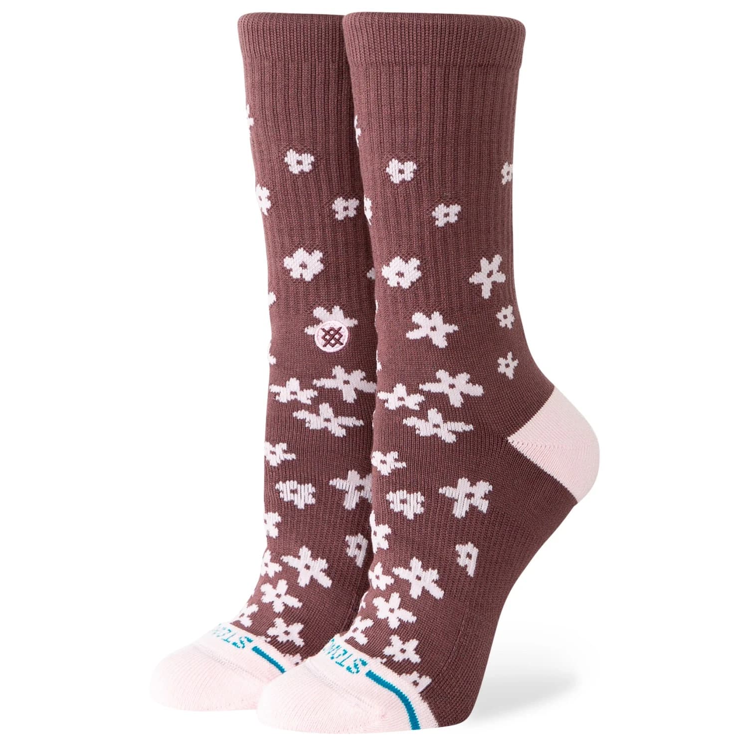 Дамски спортни чорапи Stance Women's Floral Dreams Crew Sports socks - Brown