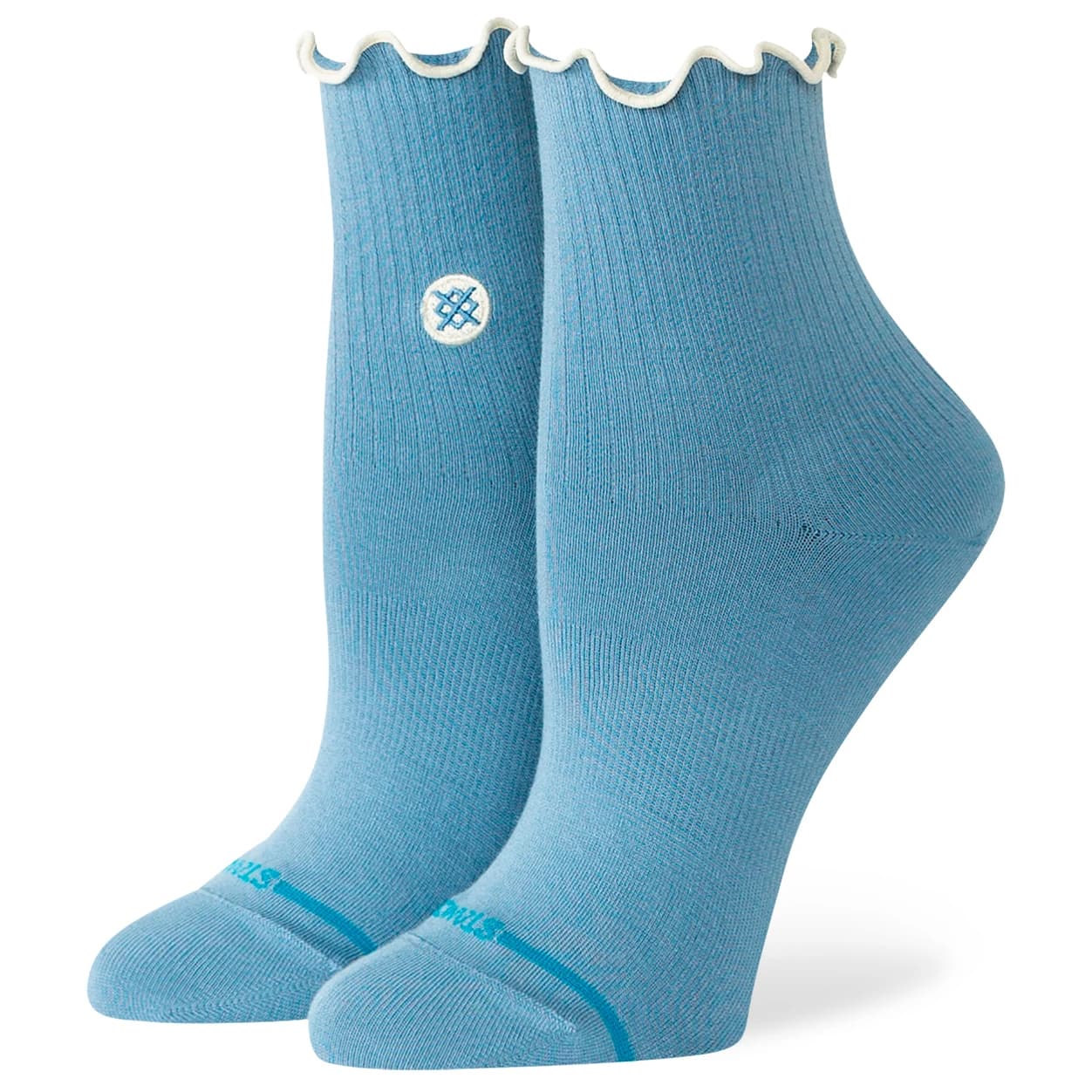 Дамски спортни чорапи Stance Women's Pop Ruffle Icon Quarter Sports socks - Blue