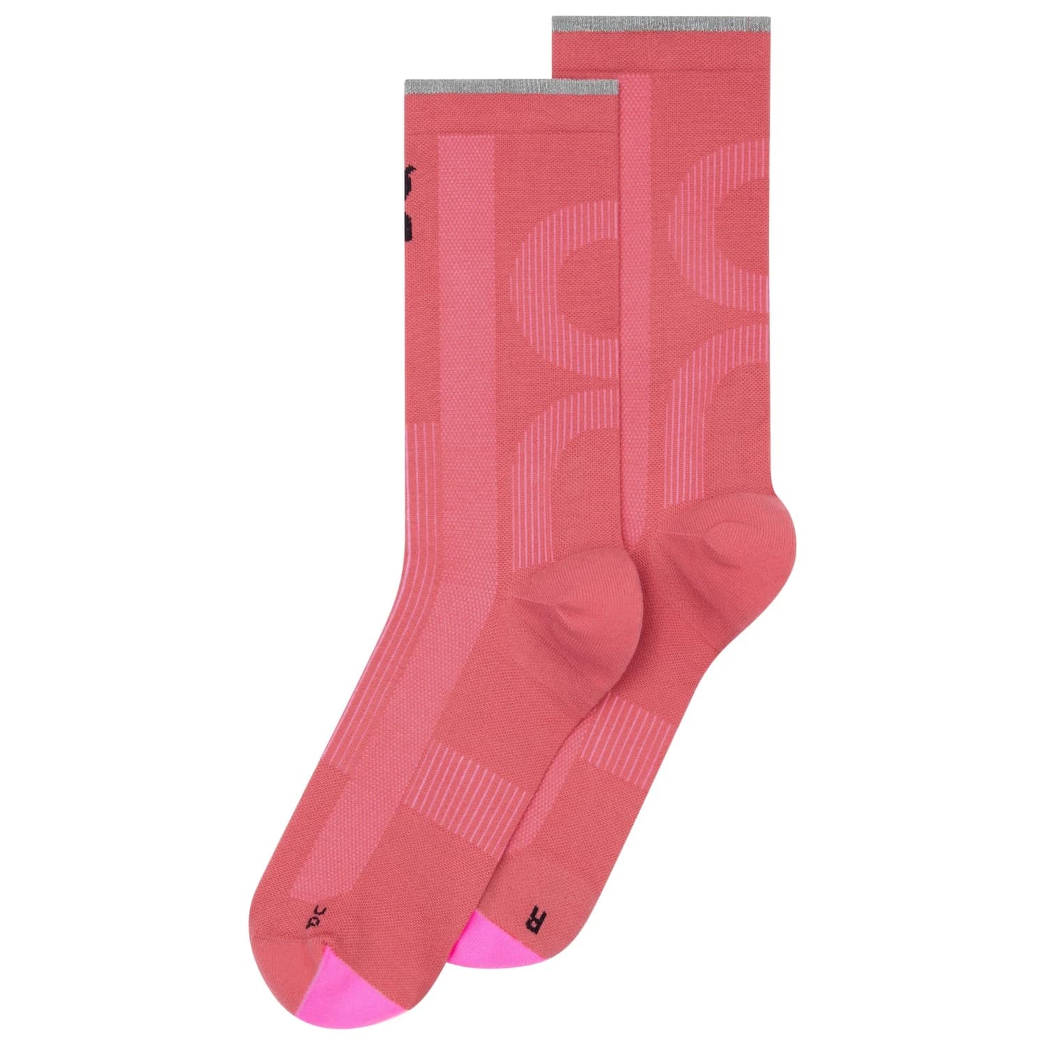 Чорапи за бягане On Elite Run Sock High Running socks - Camellia / Azalea