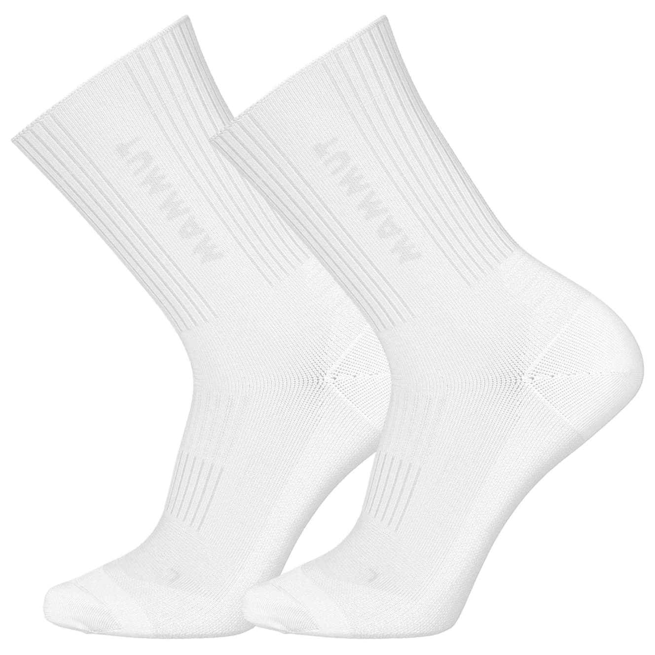 Спортни чорапи Mammut Multisport Crew 2-Pack Sports socks - White / White