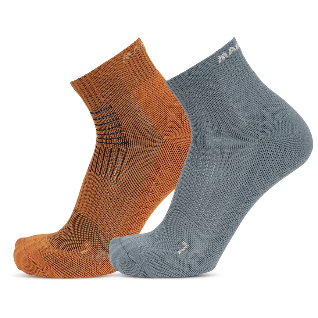 Спортни чорапи Mammut Multisport Quarter 2-Pack Sports socks - Autumn Larice / Strata