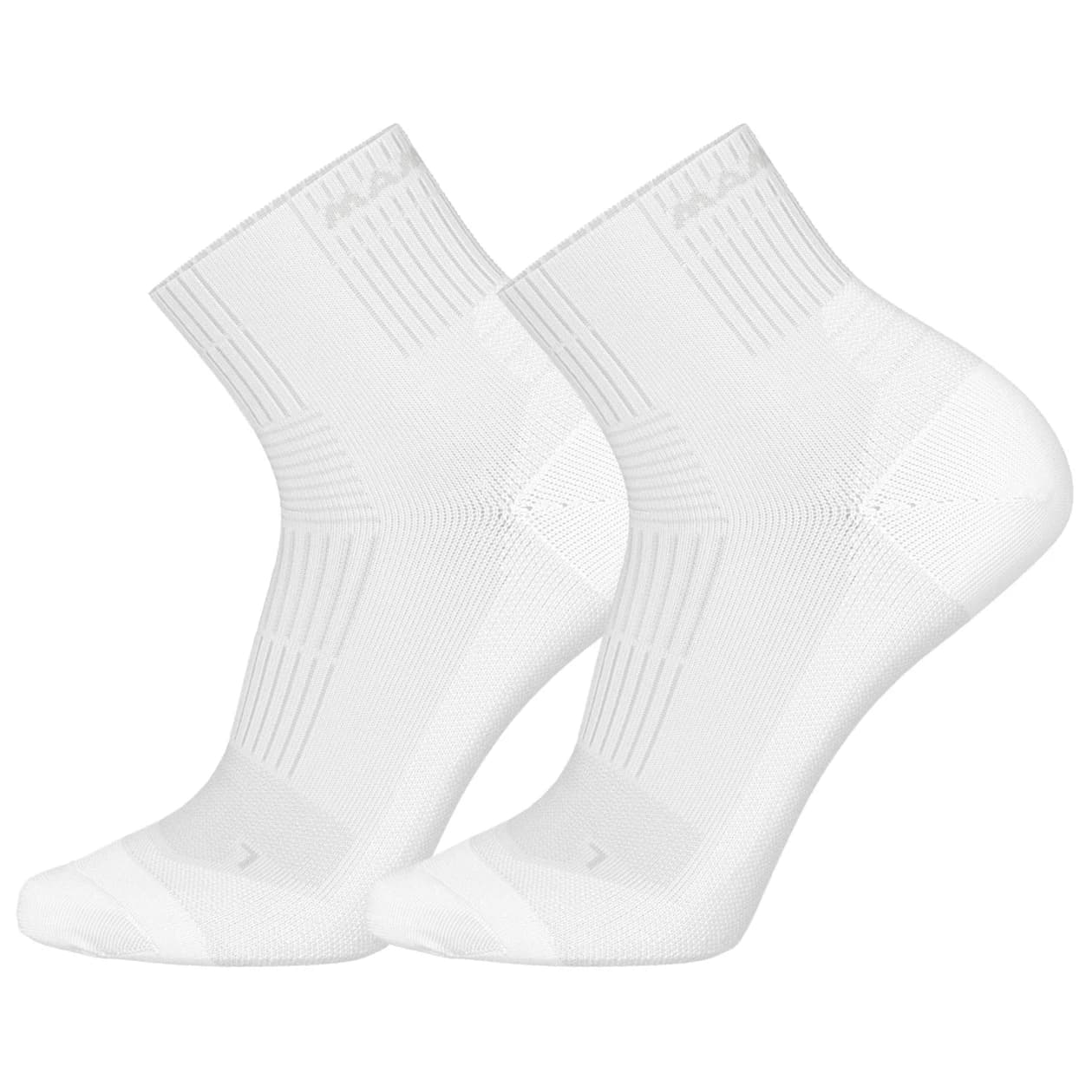 Спортни чорапи Mammut Multisport Quarter 2-Pack Sports socks - White / White