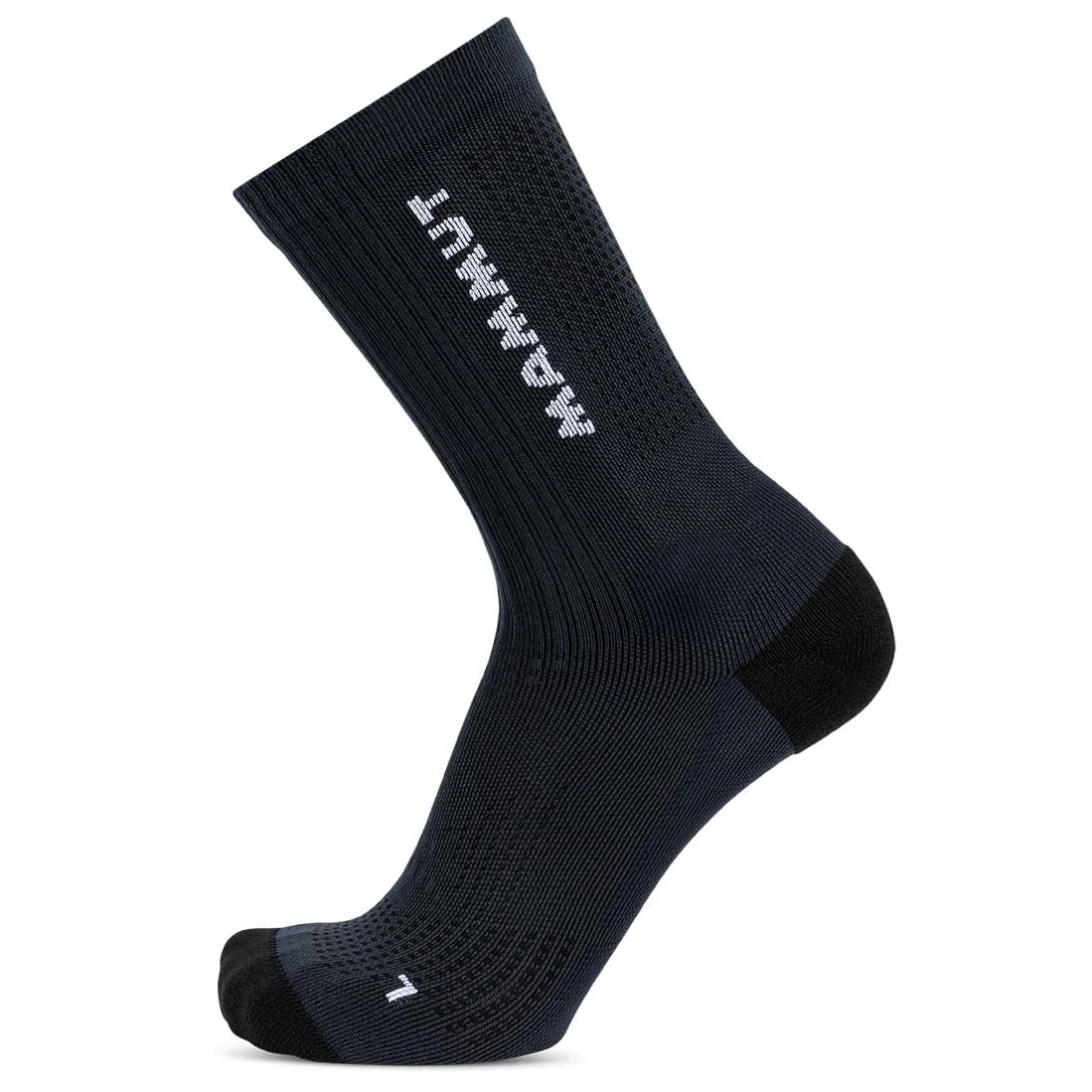Чорапи за бягане Mammut Trail Running Crew Running socks - Marine / White
