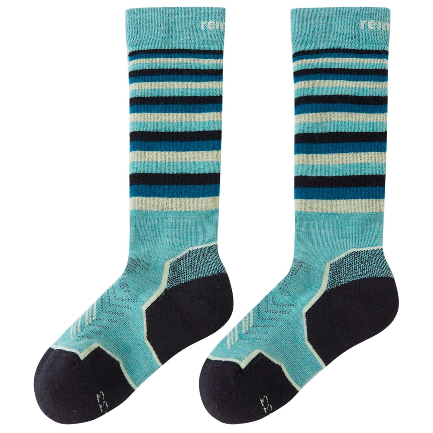 Детски ски чорапи Reima Kid's Socks Suksille Ski socks - Stone Green