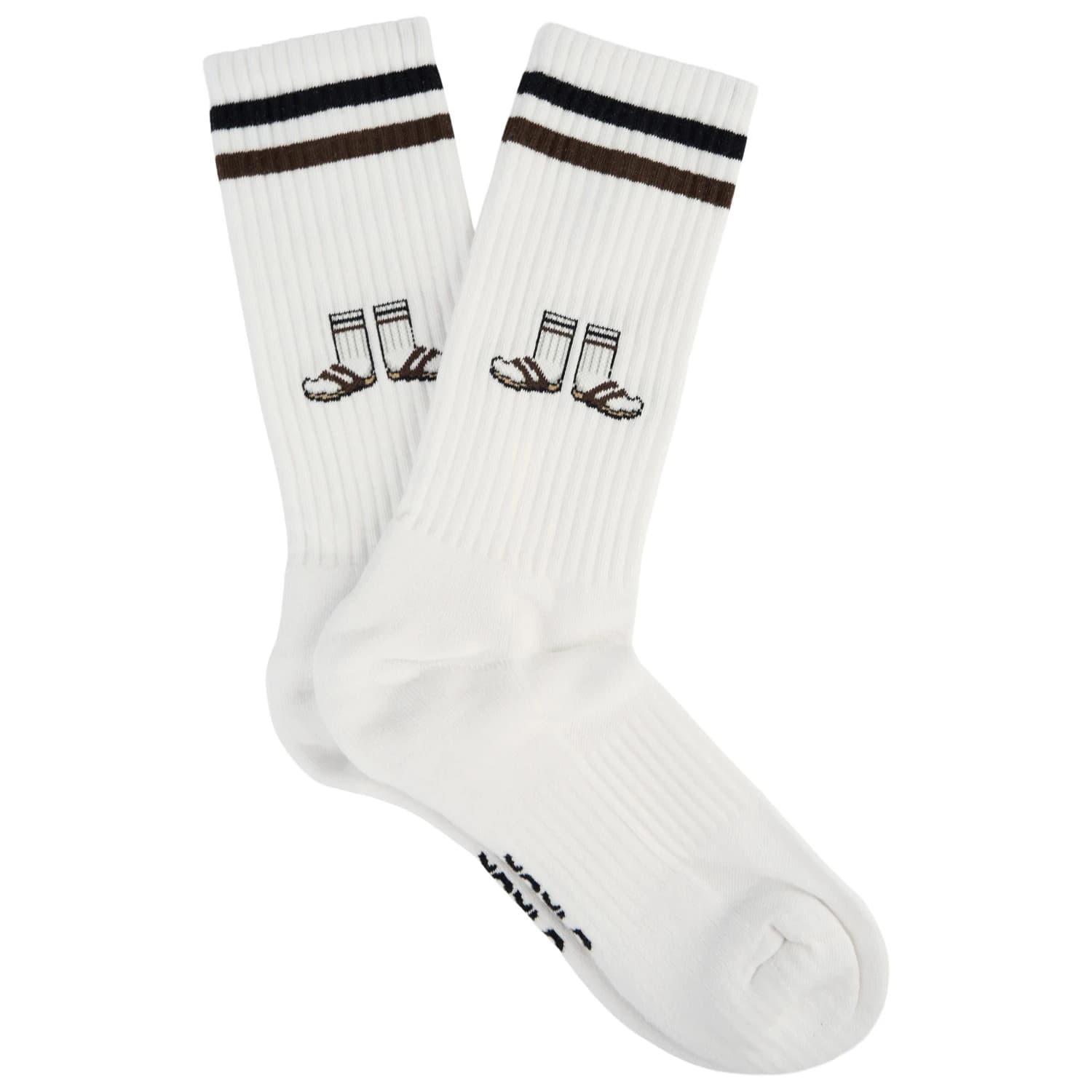 Спортни чорапи LAKOR Socks&Sandals Socks Sports socks - White