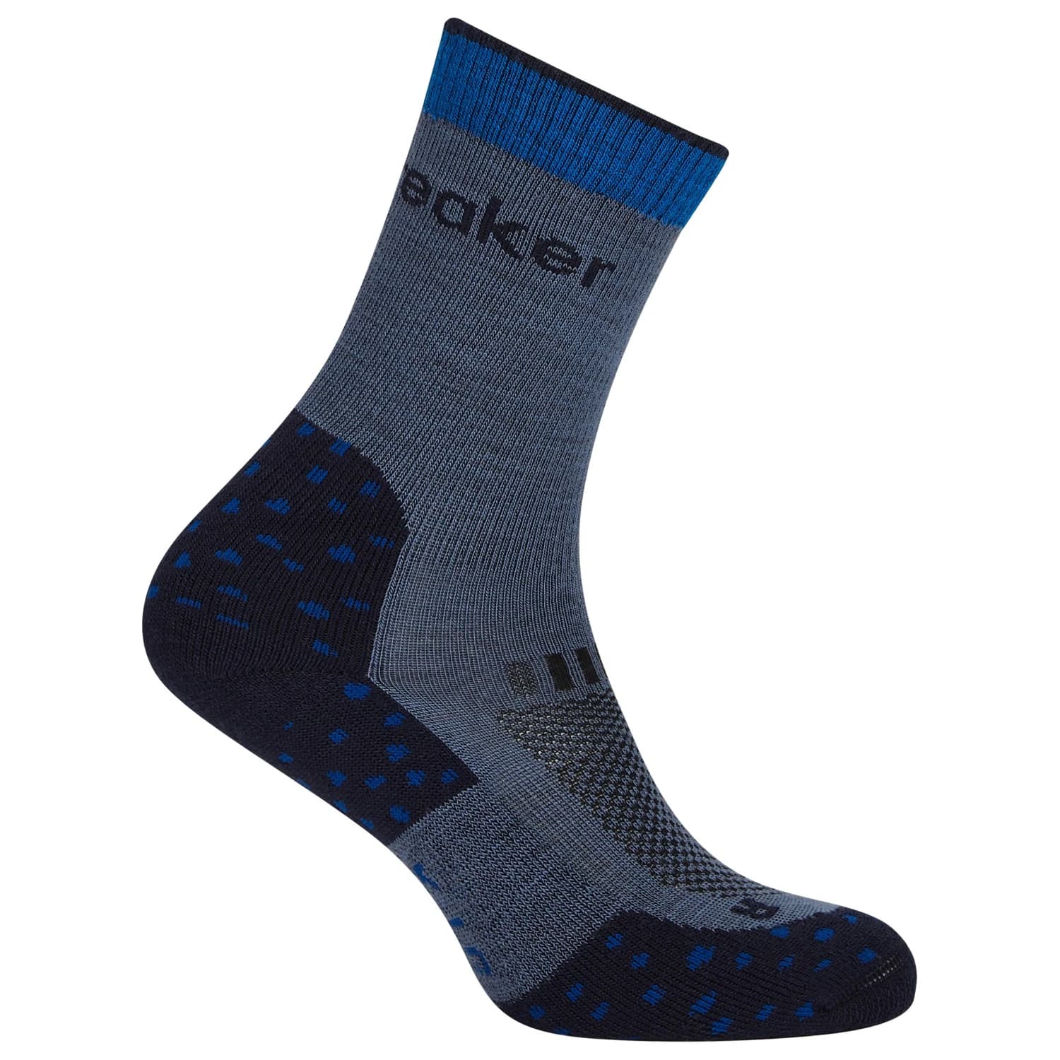 Детски туристически чорапи Icebreaker Kid's Kids Merino Hike+ Light Crew Walking socks - Dawn / Midnight Navy / Lazuri