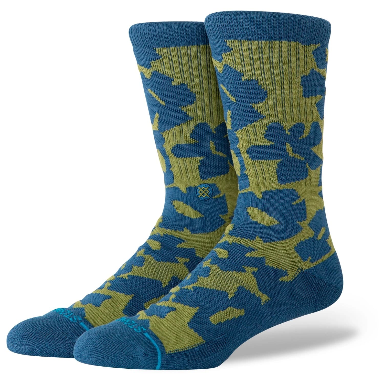 Спортни чорапи Stance Stomped Crew Sports socks - Olive