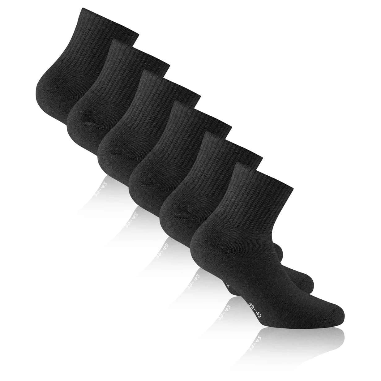 Спортни чорапи Rohner Sport Quarter Sports socks - Black