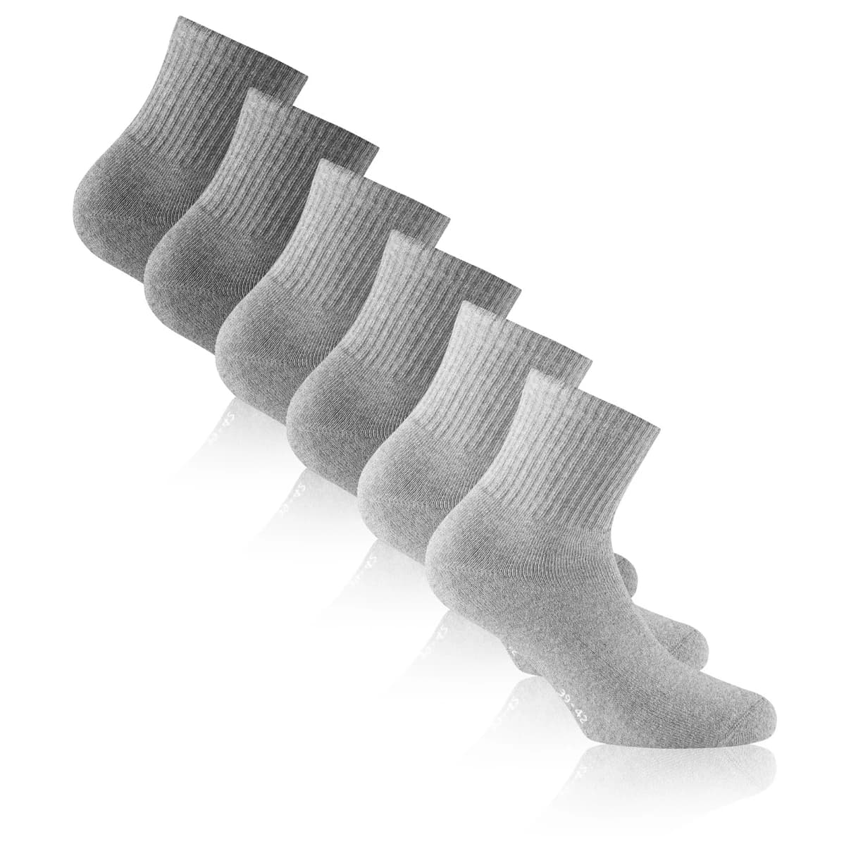 Спортни чорапи Rohner Sport Quarter Sports socks - Light Grey / Grey / Dark Grey
