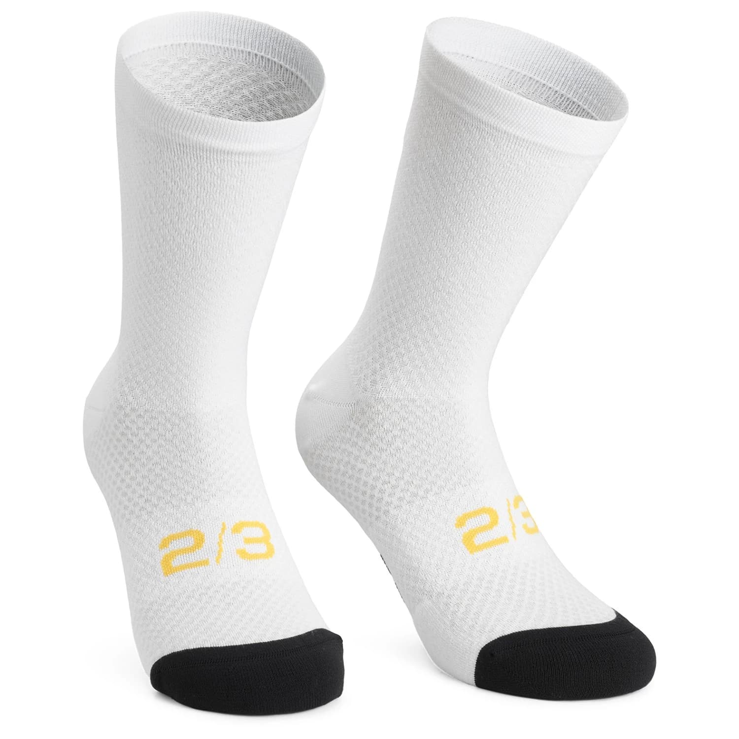 Чорапи за колоездене ASSOS Spring Fall Socks P3 Cycling socks - White Series