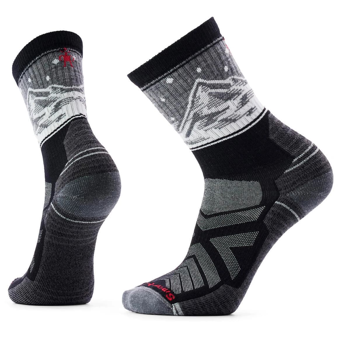 Туристически чорапи Smartwool Hike Light Cushion Valley View Crew Sock Walking socks - Black