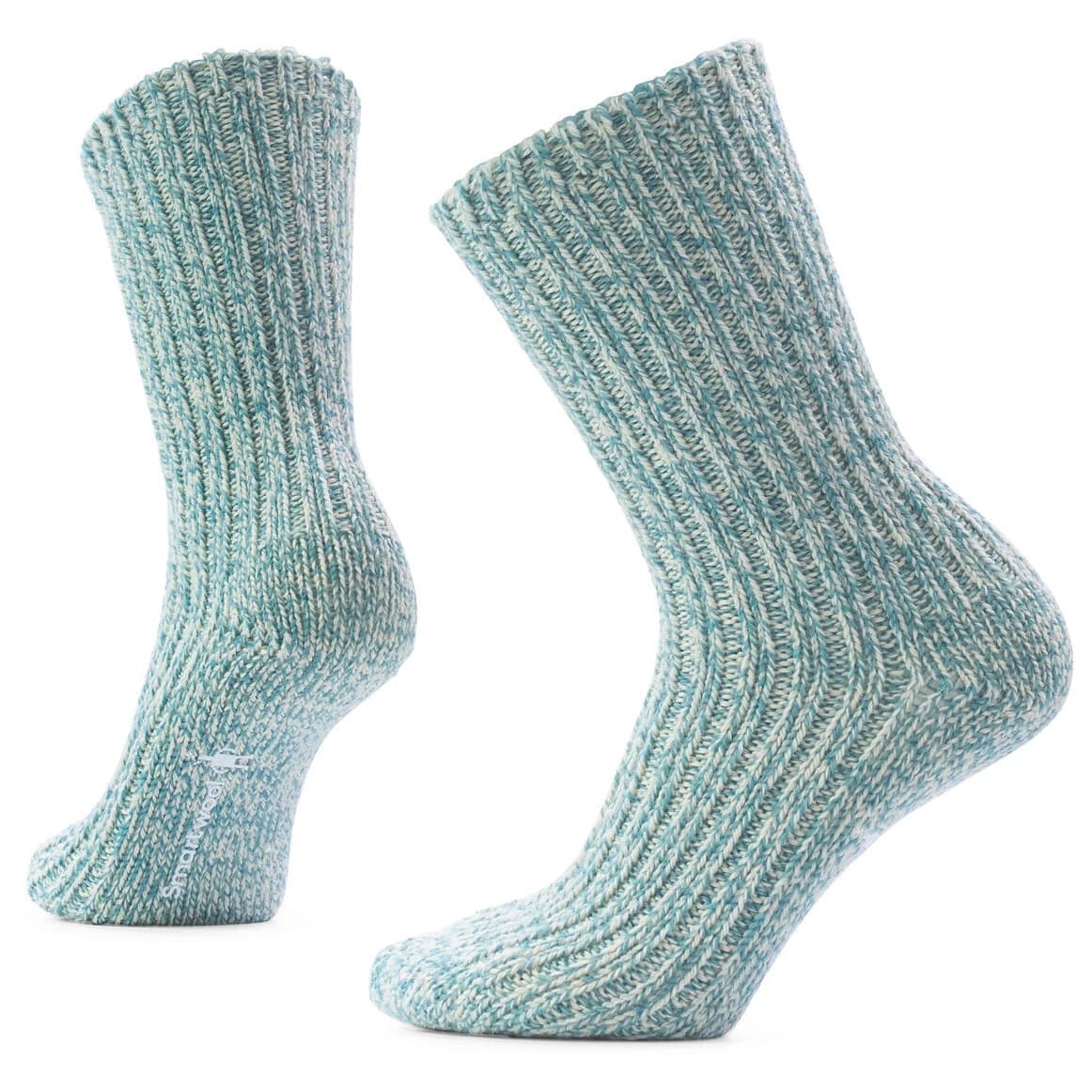 Дамски спортни чорапи Smartwool Women's Everyday Cozy Heritage Rib Crew Sports socks - Dusty Teal
