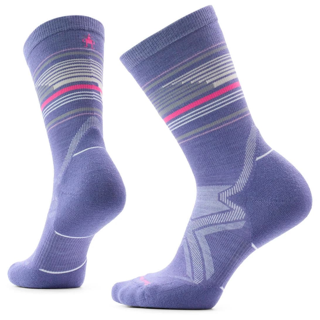 Дамски чорапи за бягане Smartwool Women's Run Cold Weather TC Glow Track Crew Running socks - Nightfall Blue
