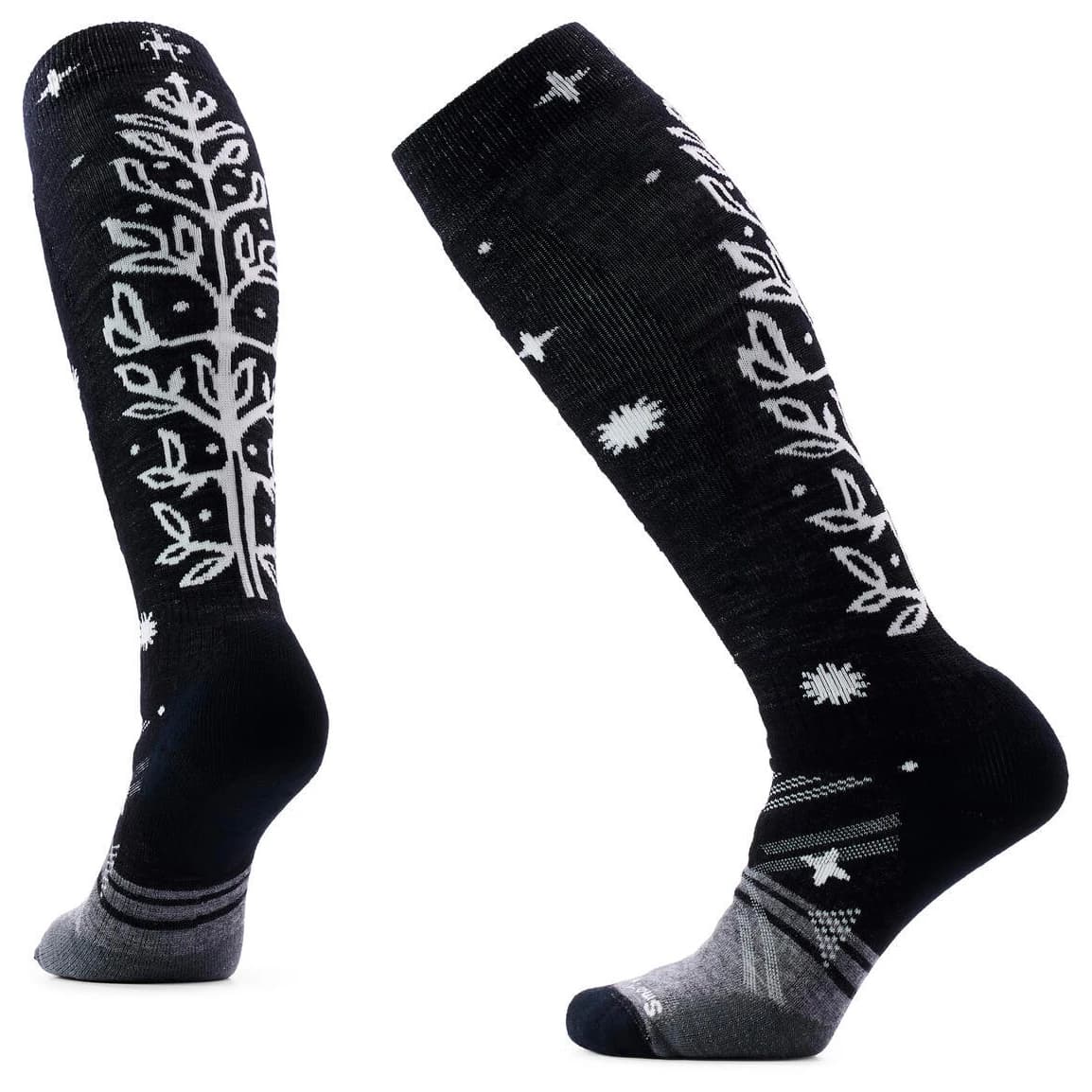 Ски чорапи Smartwool Women's Ski Full Cushion Ice Blossom OTC Socks Ski socks - Black